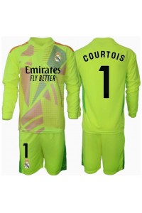 Real Madrid Thibaut Courtois #1 Keeper Babyklær Tredje Fotballdrakt til barn 2024-25 Lange ermer (+ Korte bukser)
